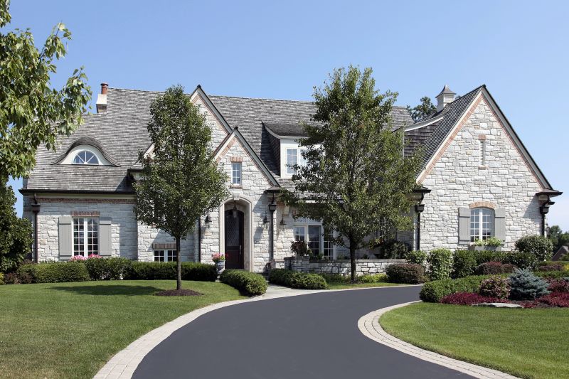 Blacktop Driveway with Clear Edges