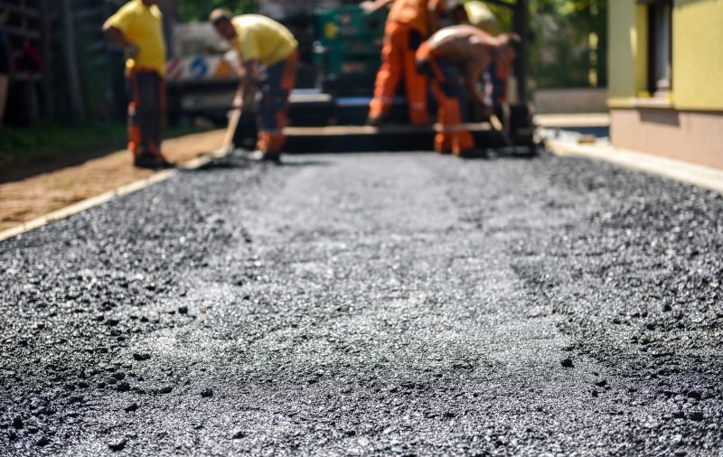Driveway Paving in Progress